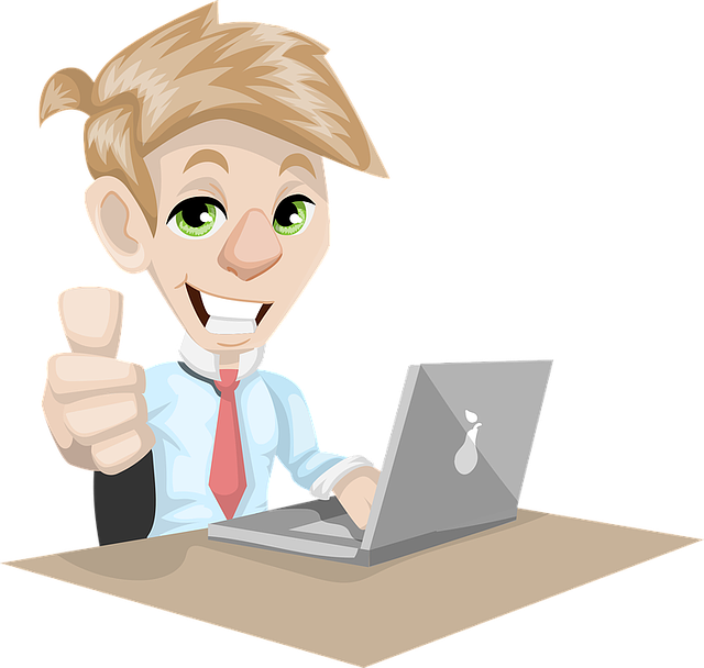 仕事で成功し笑顔のビジネスマンがガッツポーズしている様子